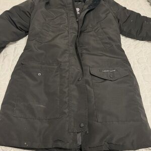 Black Parka Jacket – Canada Goose Style – Size XL